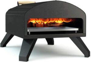 露营的最佳户外比萨烤箱：Bertello Outdoor Pizza Oven Black