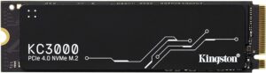 最快的固态硬盘：Kingston KC3000 PCIe 4.0 NVMe M.2 SSD