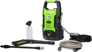 最方便携带型：Greenworks 1500 PSI 1.2 GPM 高压水枪（立式手提）