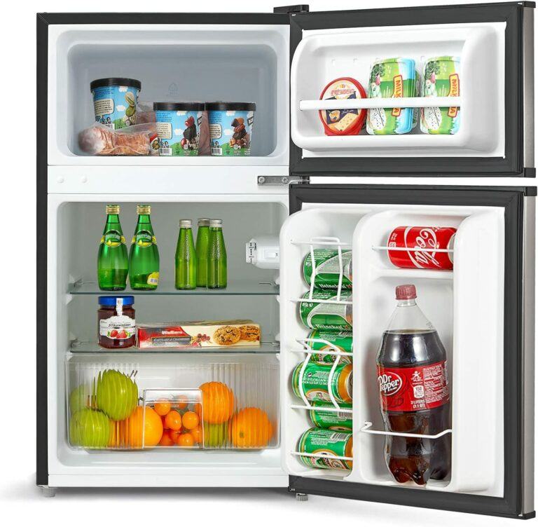 最适合公寓的迷你冰箱：Midea WHS-65LB1 Compact Refrigerator, 1.6 Cubic 
