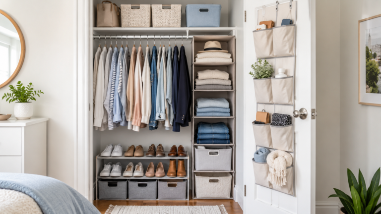 small apartment closet organization ideas