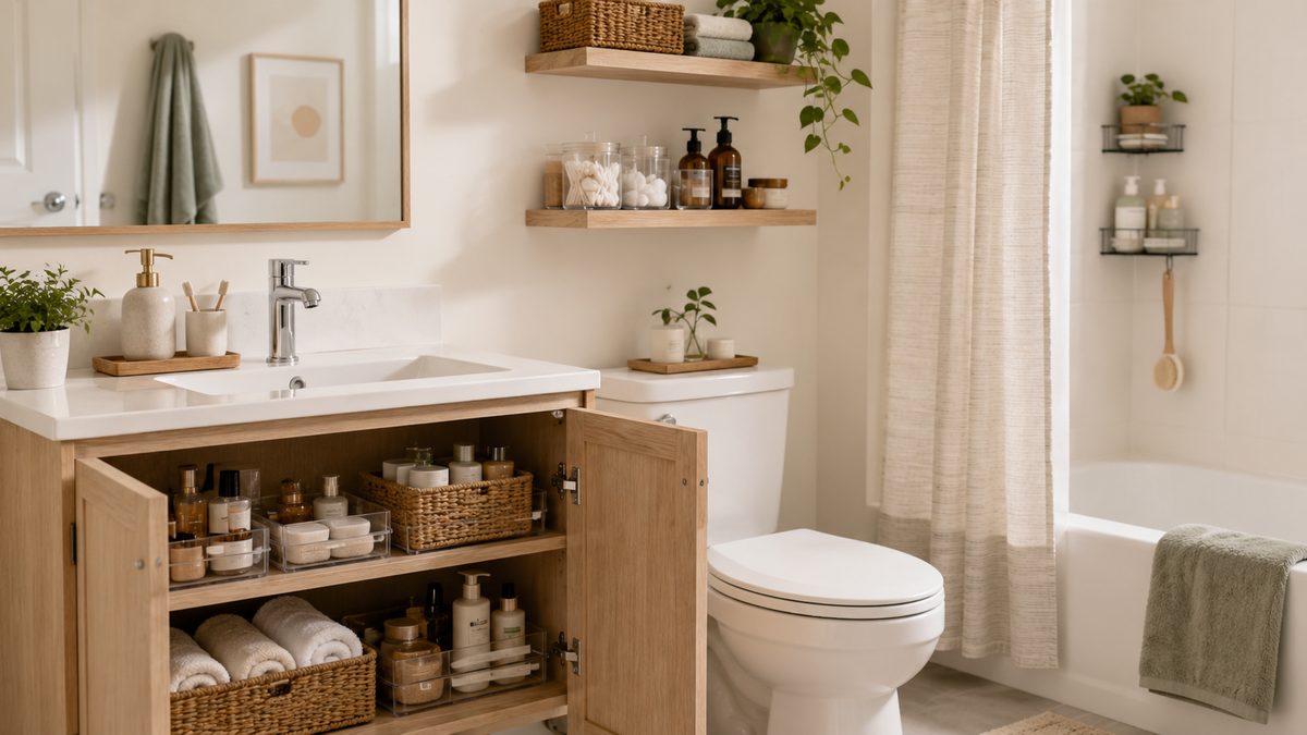 best bathroom organizers for small apartments