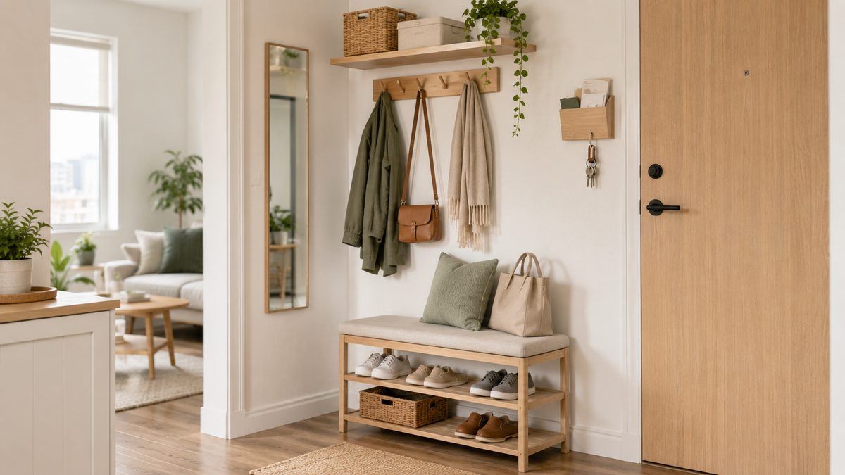 best entryway organizers for small apartments