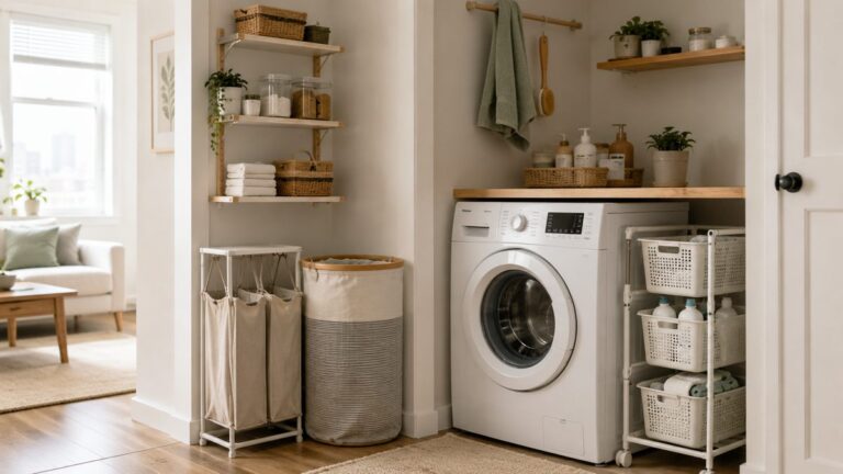 best laundry organizers for small apartments