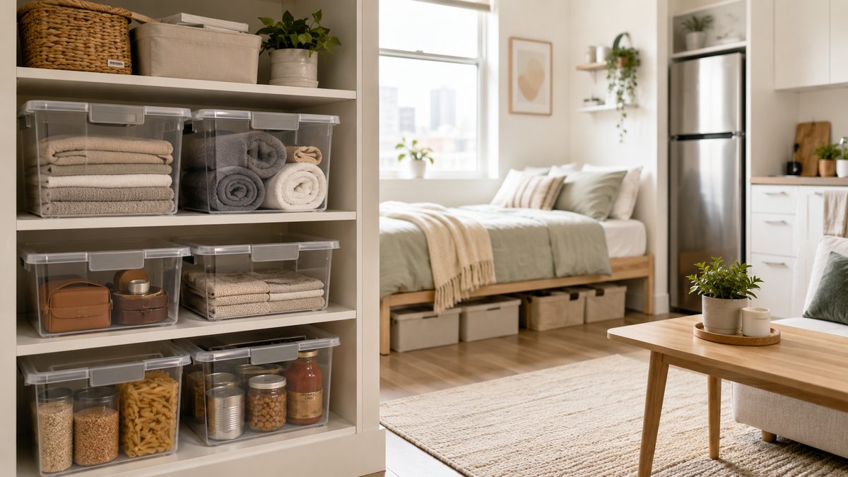 Best storage bins for small apartments