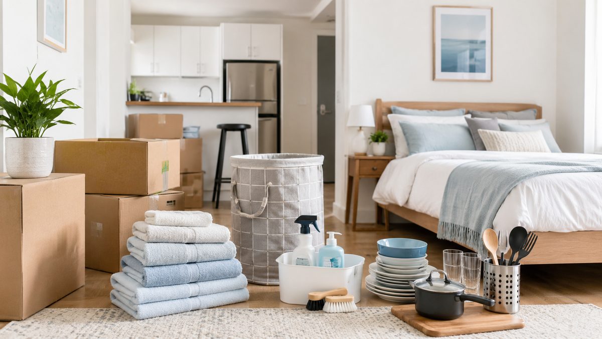 first apartment essentials checklist