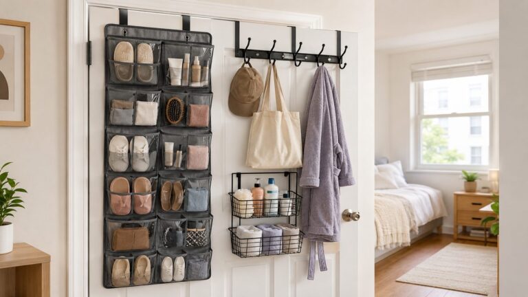 over the door storage ideas small apartments