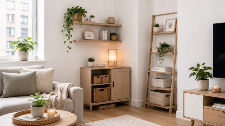 small apartment bookshelf organization ideas
