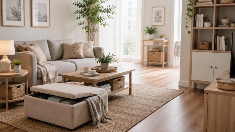 small apartment living room storage ideas