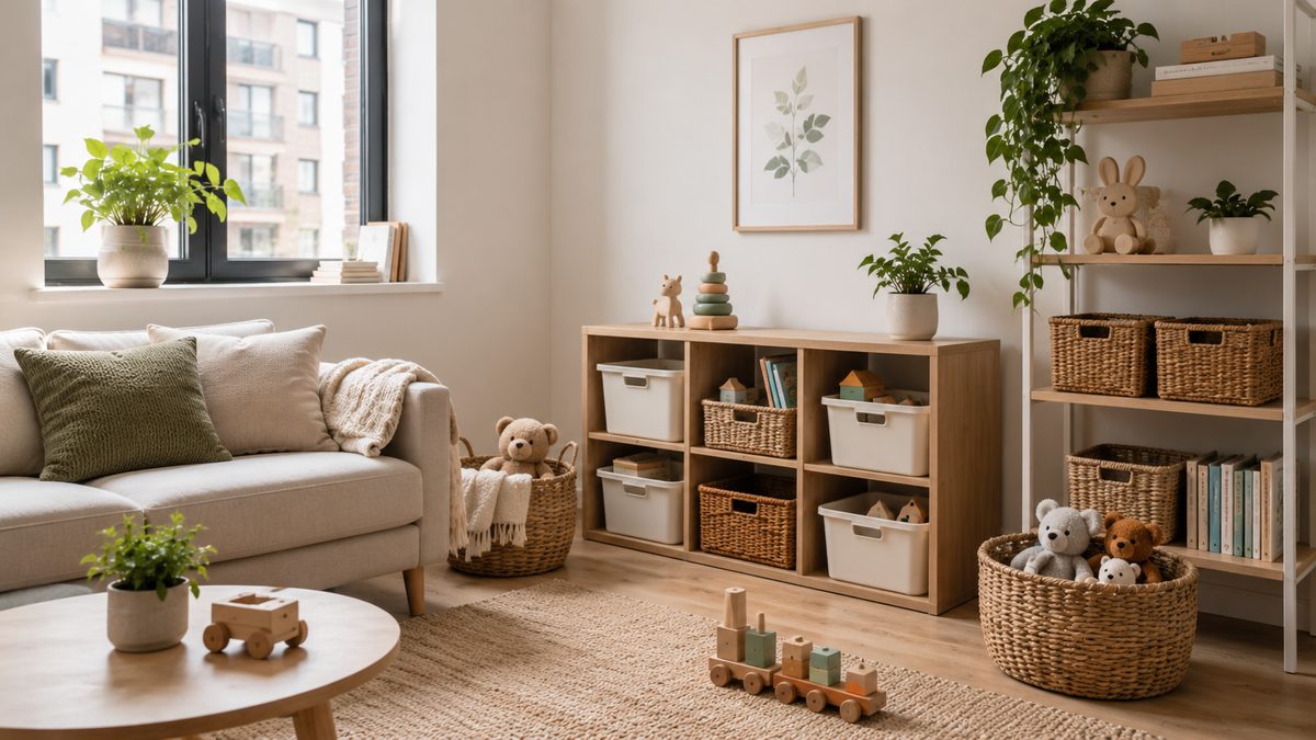 small apartment toy storage ideas