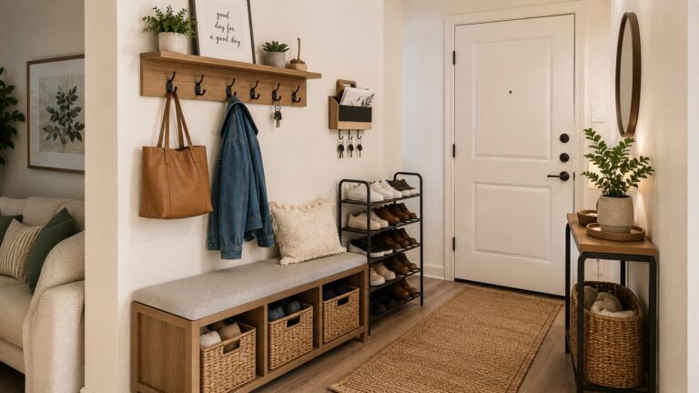small entryway organization ideas apartments