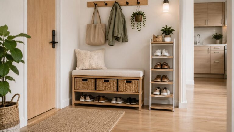 small entryway shoe storage ideas apartments