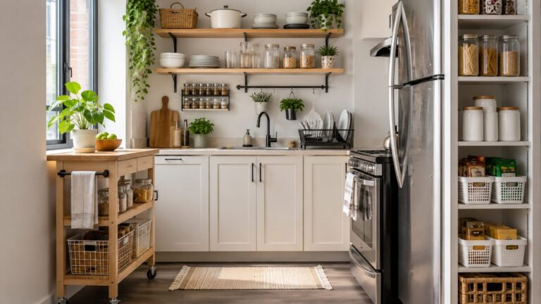 small kitchen storage ideas apartments