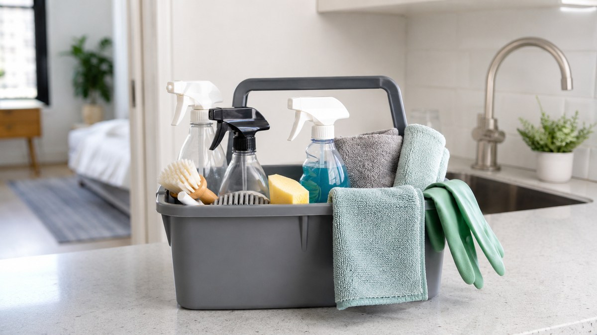Best cleaning caddies for small apartments